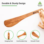 Load image into Gallery viewer, Pack of 2 100% Pure Sheesham Wooden Spatulas
