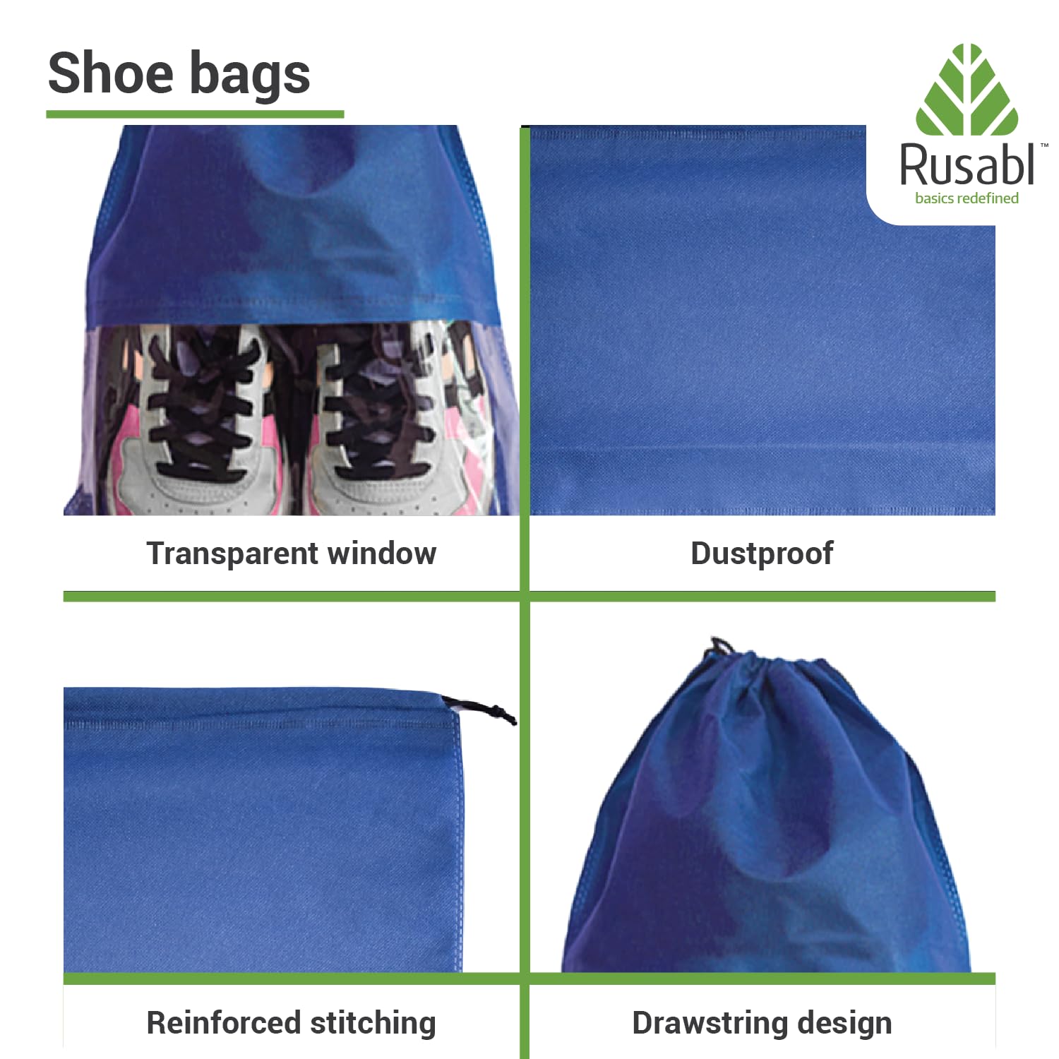 Buy iShine Multiple Shoe Travel Bag Multipurpose Organizer Footwear Storage Slipper  Shoe Bag Water Resistance 6 Pair (Grey) at Amazon.in