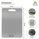Load image into Gallery viewer, Stainless Steel Chopping Board
